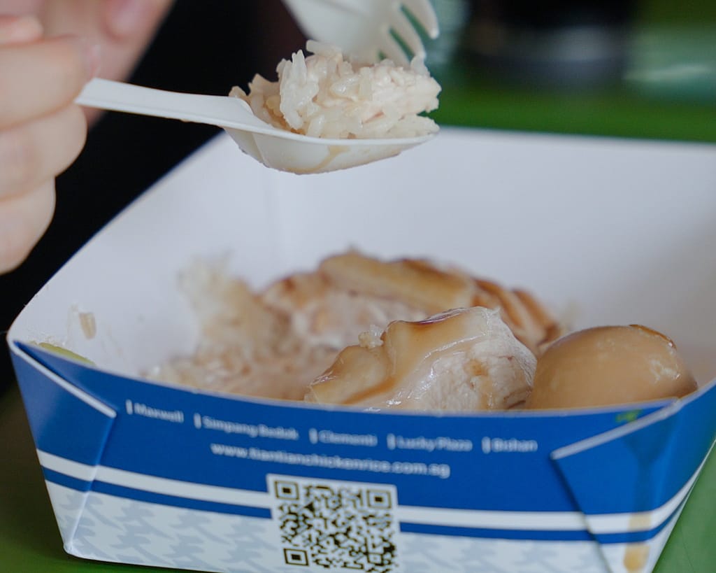 Tian Tian Chicken Scooping Rice